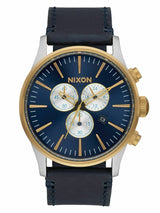 Nixon Sentry Chronograph Leather Men's Watch A405-1922