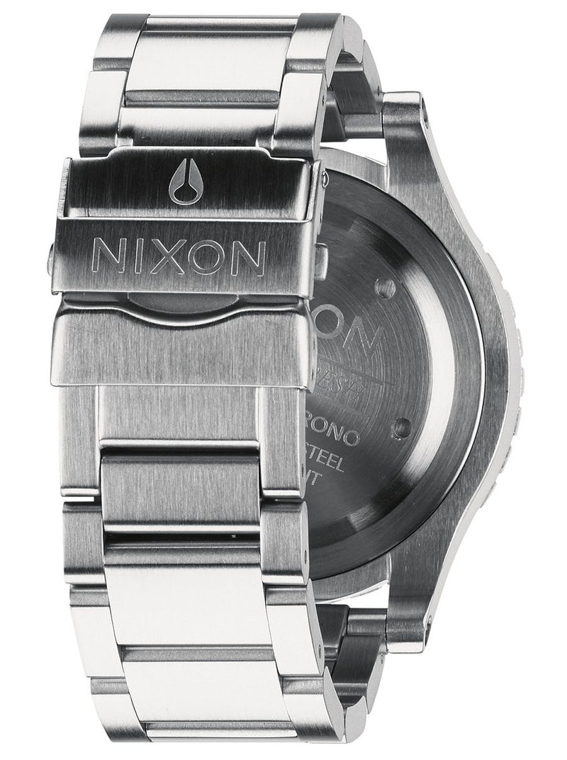 Nixon 48-20 Chrono Stainless Steel Black Dial Men's Watch A486-000