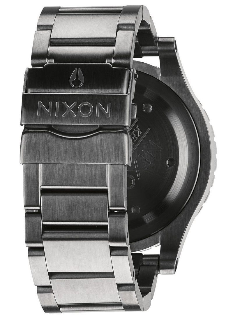 Nixon 48-20 Chrono Black Dial Gunmetal Ion-plated Men's Watch A486-632