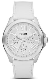 Fossil Cecile White Leather Quartz Women's Watch AM4484