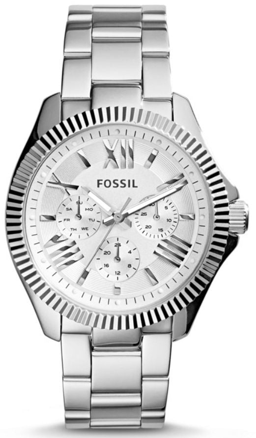 Fossil End-of-Season Cecile Analog Silver Dial Women's Watch AM4568