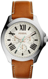 Fossil Cecile Multifunction Dark Brown Leather Women Watch AM4638