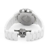 Emporio Armani White Ceramic Chronograph Ladies Watch AR1424