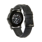 Emporio Armani Luigi Automatic Black Leather Men's Watch AR60008 - The Watches Men & CO #3