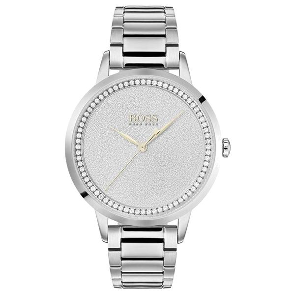Hugo Boss Twilight Crystal Paved Silver Ladies Watch 1502462