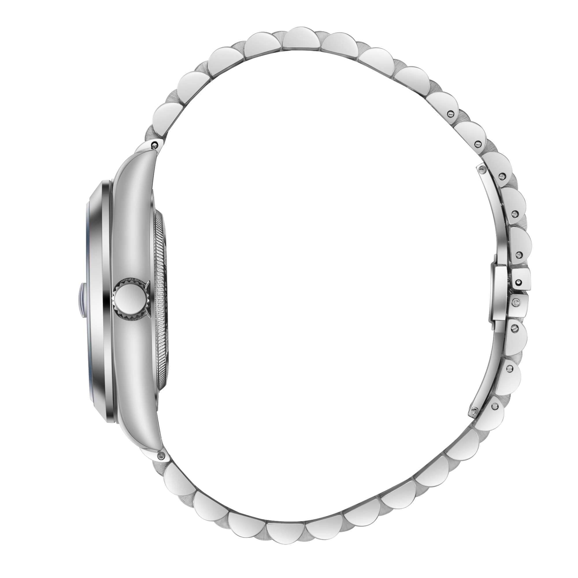 Beverly Hills Polo Club Silver Stainless Steel Date Watch - BP3810X.390