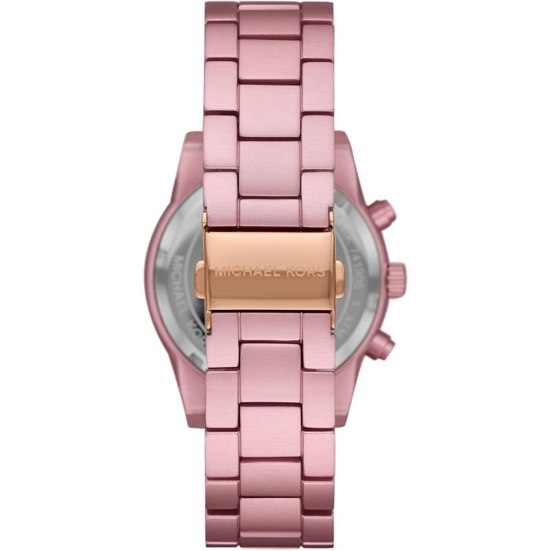 Michael Kors Ritz Chronograph Pink Aluminum Women's Watch - MK6753