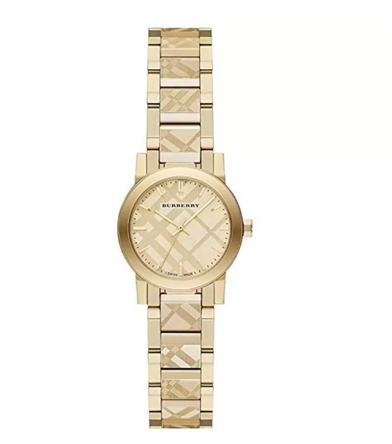 Burberry The City Champagne Dial Gold Women's Watch BU9234