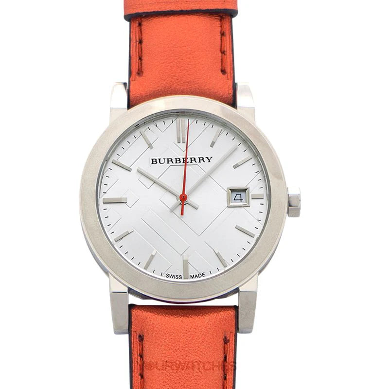 Burberry The City Leather Analog Quartz Women's Watch BU9121