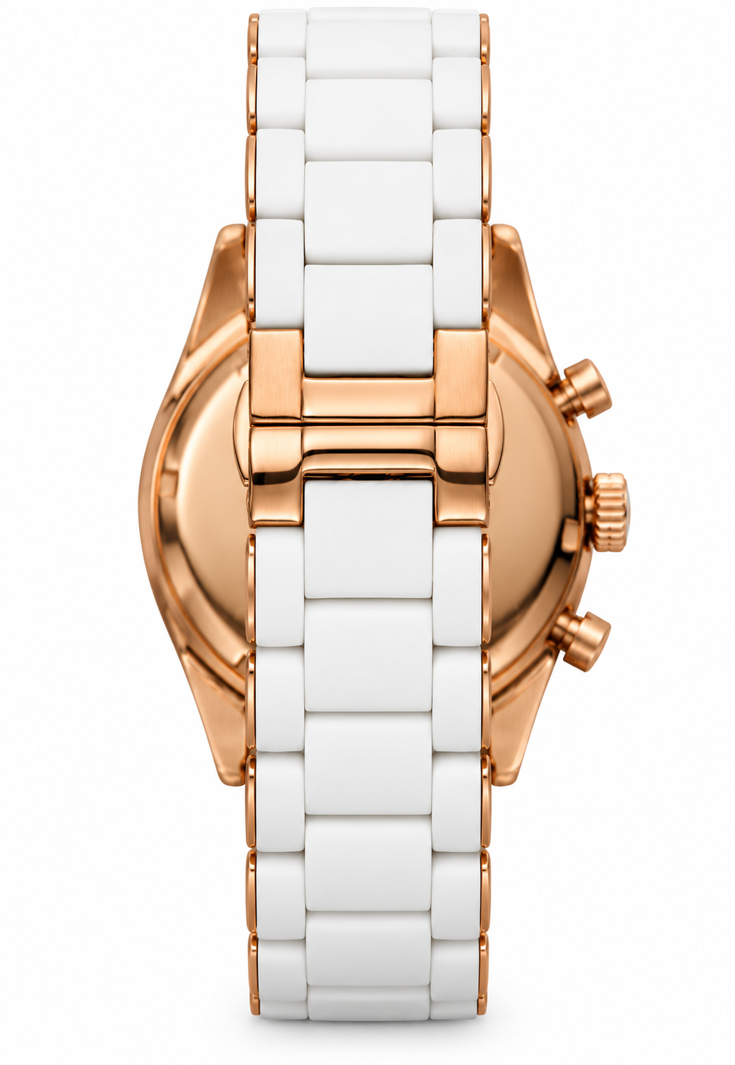 Emporio Armani Sport Chronograph White Silicone-wrapped Stainless Men's Watch AR5919