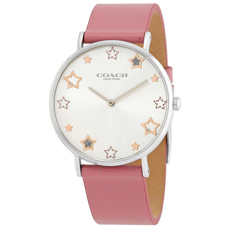 Coach Perry Quartz Silver White Dial Ladies Watch 14503243