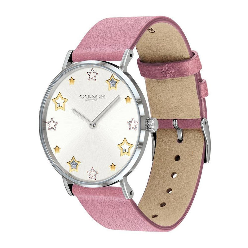 Coach Perry Quartz Silver White Dial Ladies Watch 14503243