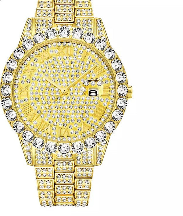 Big Daddy Bling Gold Watch