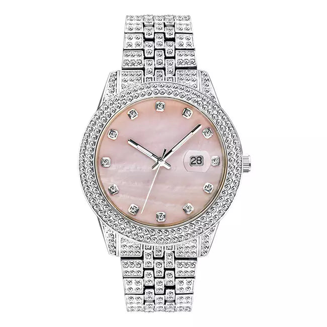 Big Daddy Bling Silver Watch