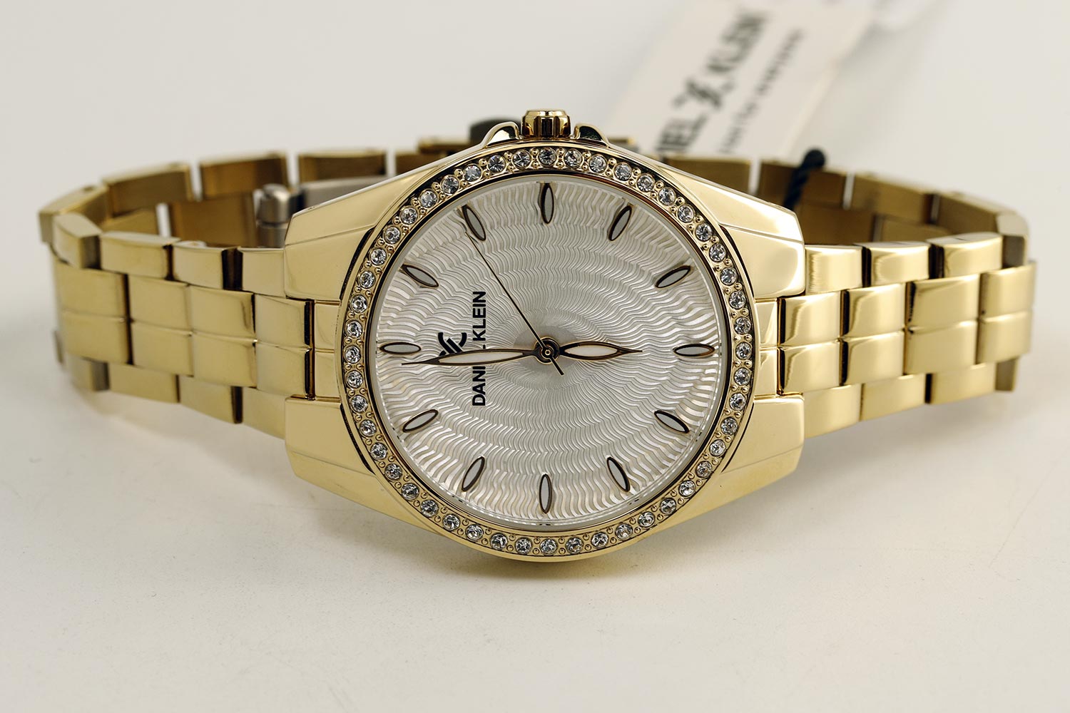 Daniel Klein Elite Ivory Dial Three-Hands Gold Women's Watch - DK.1.13011-3