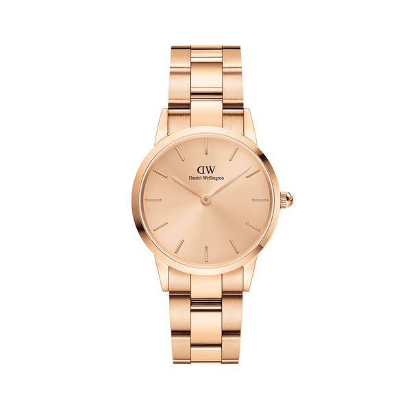 Daniel Wellington Rose Gold Iconic Link 28mm Ladies Watch