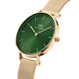 Daniel Wellington Petite Emerald Gold Watch