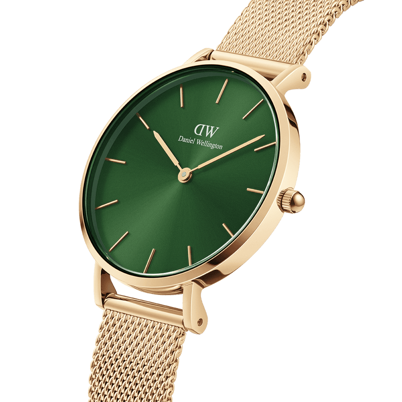 Daniel Wellington Petite Emerald Gold Watch