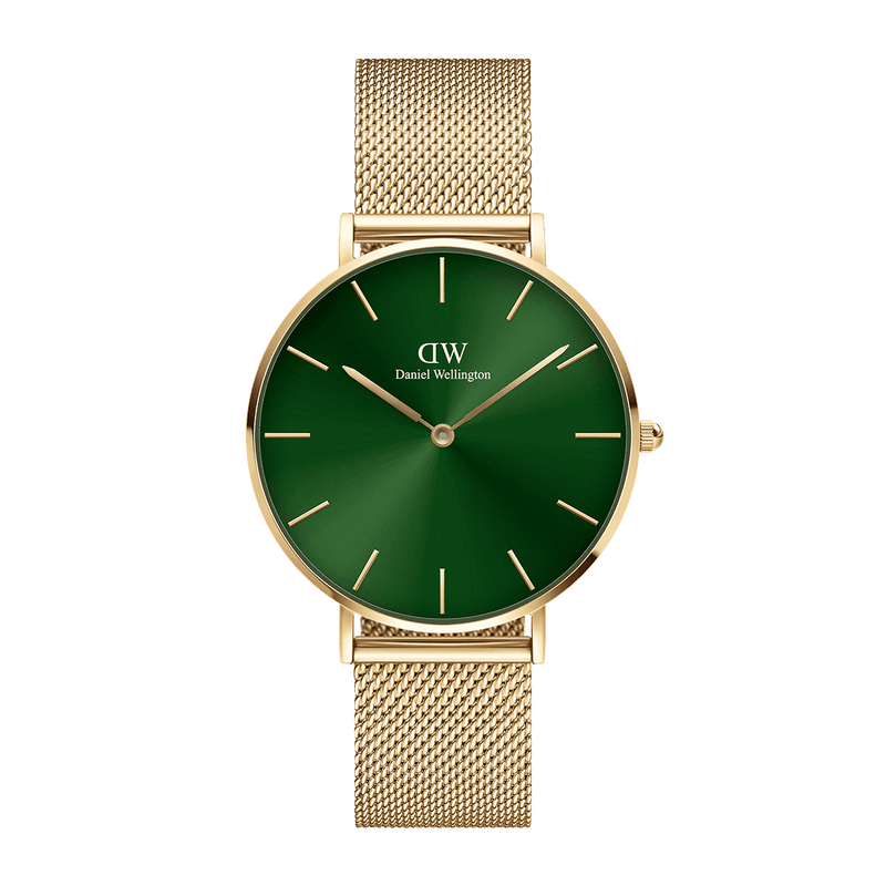 Daniel Wellington Petite Emerald Gold Watch