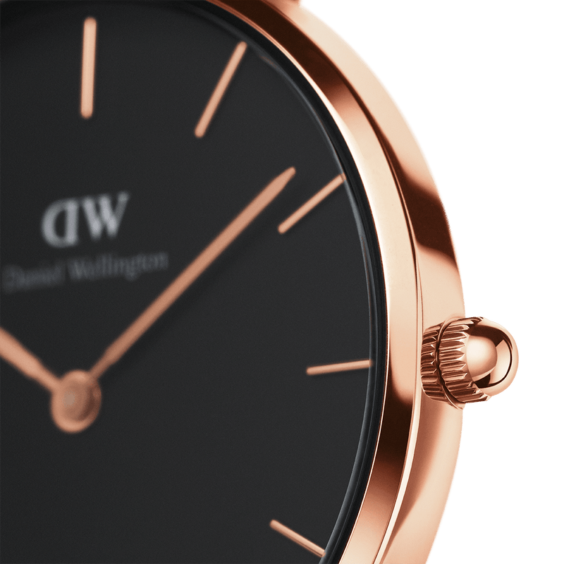 Daniel Wellington Petite Dover Black Dial 32mm Ladies Watch DW00100312