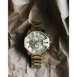 Diesel Mega Chief All Gold Chrono Watch DZ4360 (DEFECT)