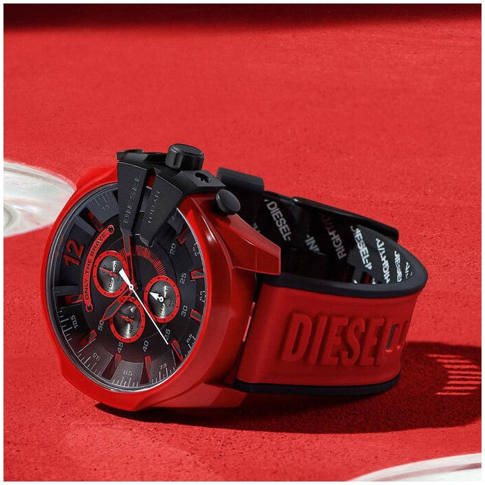 Diesel Mega Chief Red Watch DZ4526 (DEFECT)