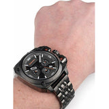 Diesel BAMF Chronograph Grey Dial Grey Ion-plated Men's Watch DZ7344 (Defect)