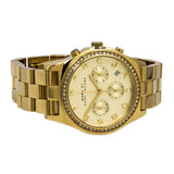 Marc by Marc Jacobs Henry Chronograph Champagne Dial Gold-plated Ladies Watch MBM3105