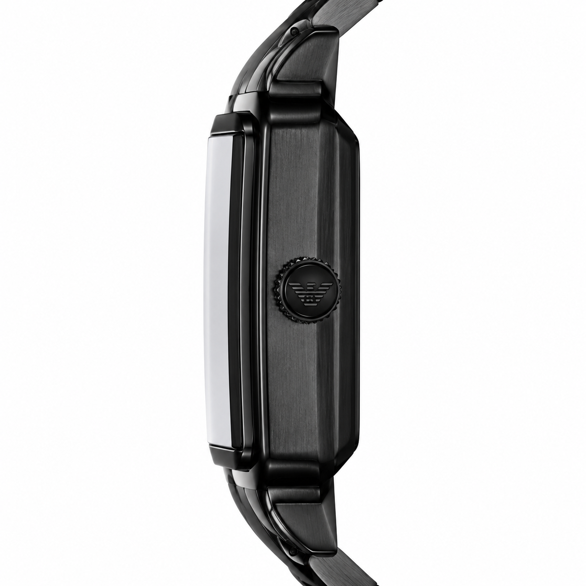 Emporio Armani Meccanico Black Dial Black Steel Strap Watch For Men - AR60058