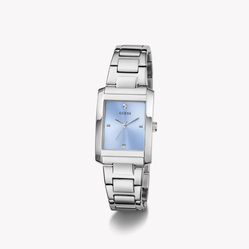 GUESS Ladies Silver Tone Analog Watch - GW0876L1