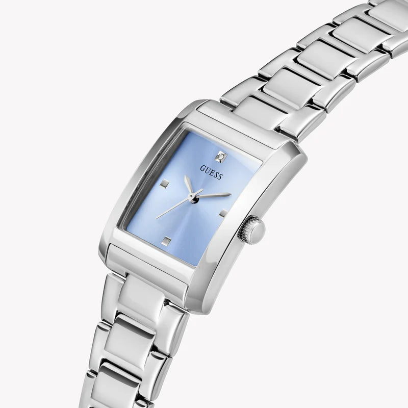 GUESS Ladies Silver Tone Analog Watch - GW0876L1