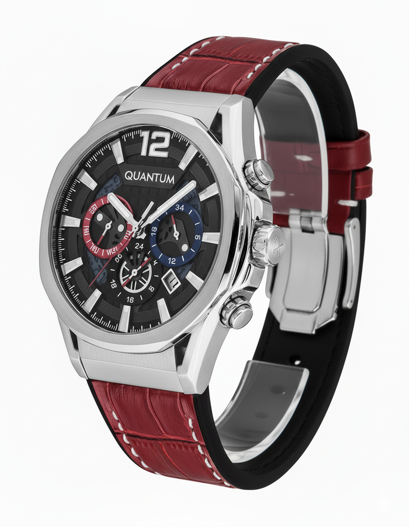 Quantum Multi Function Gun Dial Watch Men's Watch PWG970.358