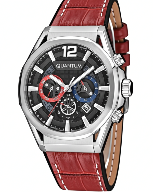 Quantum Multi Function Gun Dial Watch Men's Watch PWG970.358