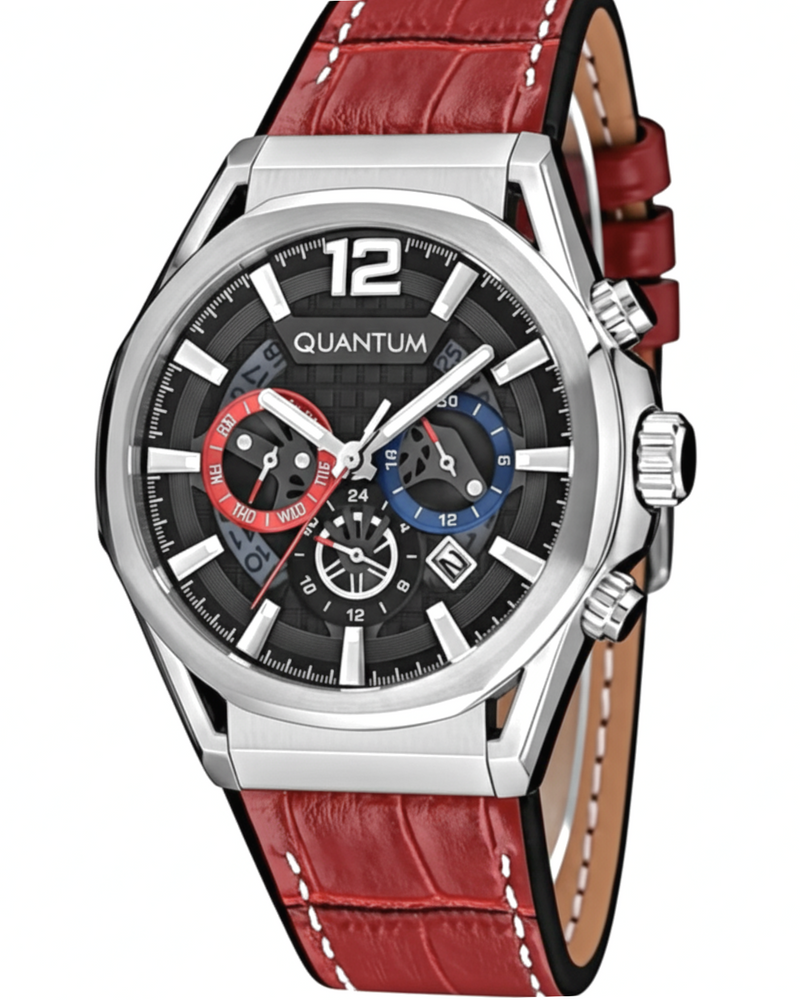 Quantum Multi Function Gun Dial Watch Men's Watch PWG970.358