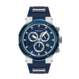 Quantum Hunter Men's Dark Blue Dial Chronograph Watch – HNG1051.399