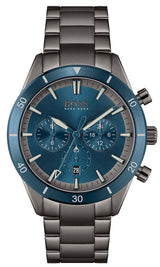 Hugo Boss Santiago Grey Chronograph Men's Watch  1513863 - The Watches Men & CO