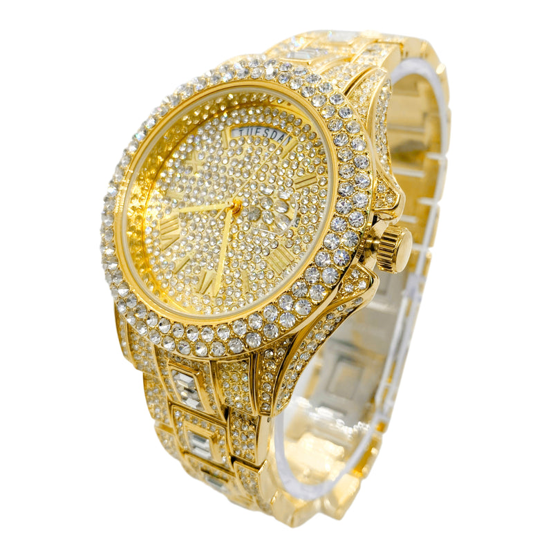 Big Daddy Bling Gold Watch