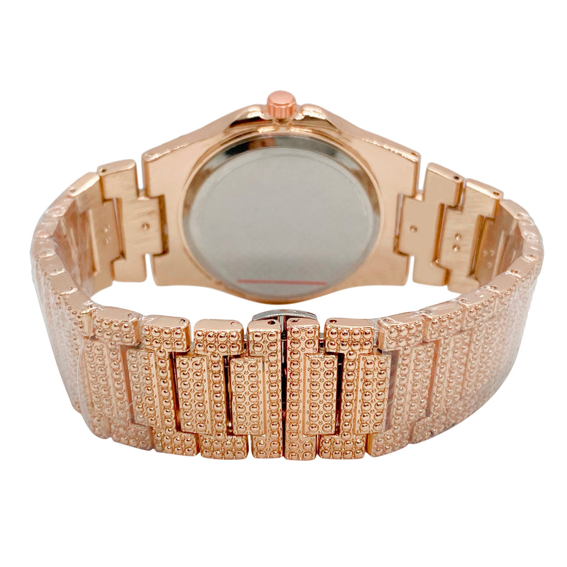 Big Daddy Baguette Rose Watch