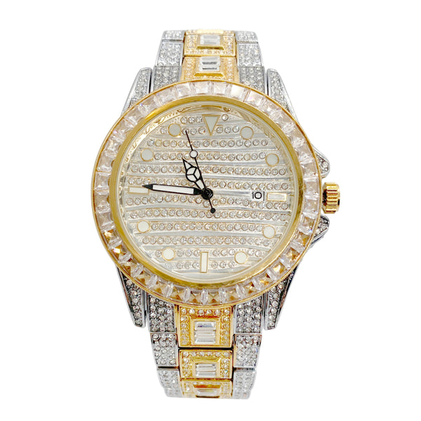 Big Daddy Bling Two Tone Watch