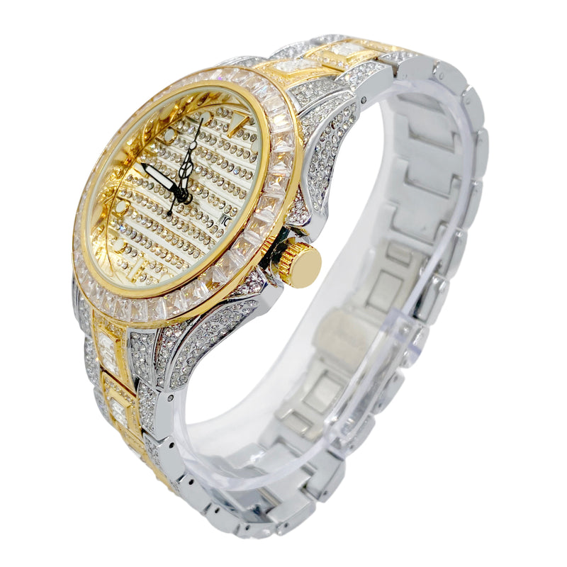 Big Daddy Bling Two Tone Watch