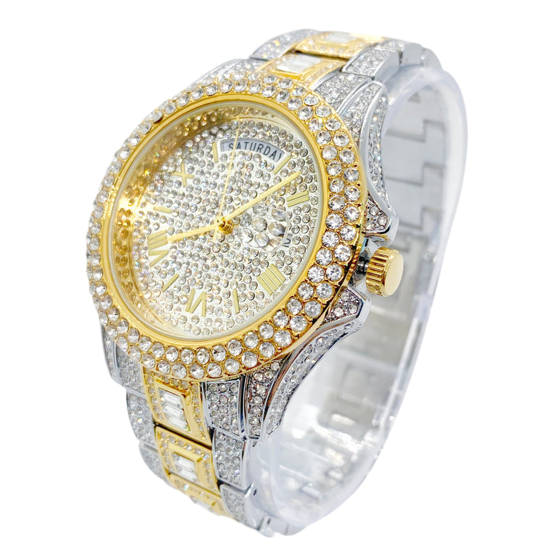 Big Daddy Bling Two Toned Watch