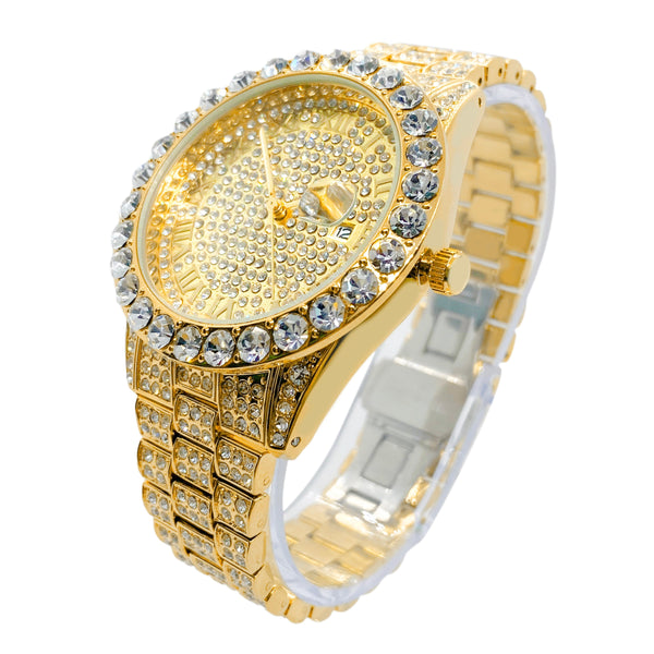 Big Daddy Bling Gold Watch