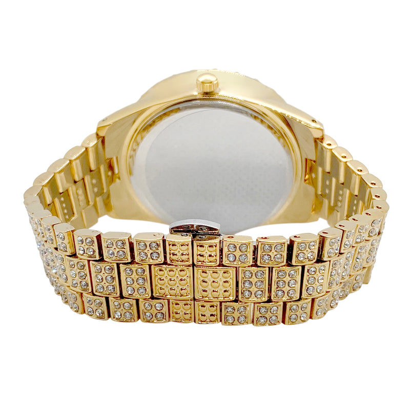 Big Daddy Bling Gold Watch