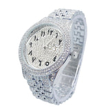 Big Daddy Bling Diamond Arabic Numeral Watch