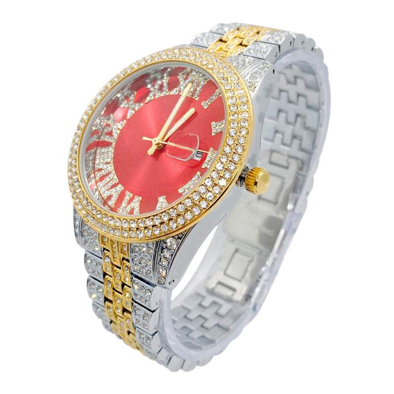 Big Daddy Two Tone Blood Bling Watch