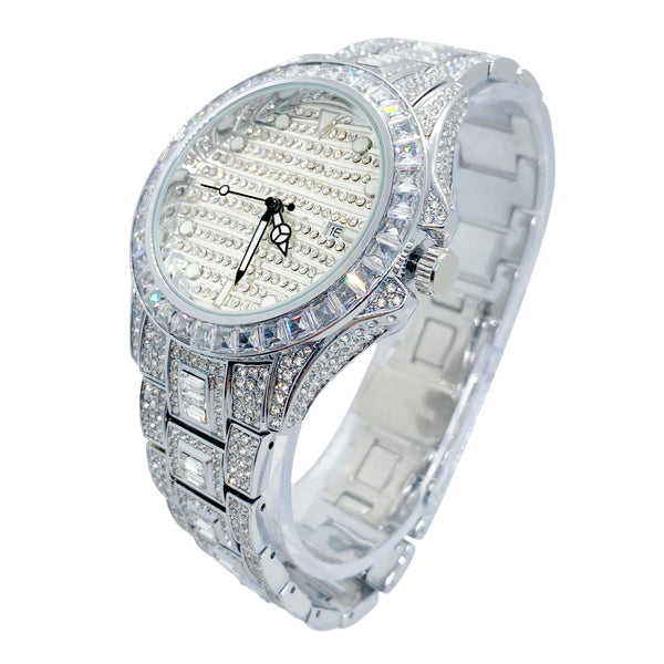 Big Daddy Bling Silver Watch