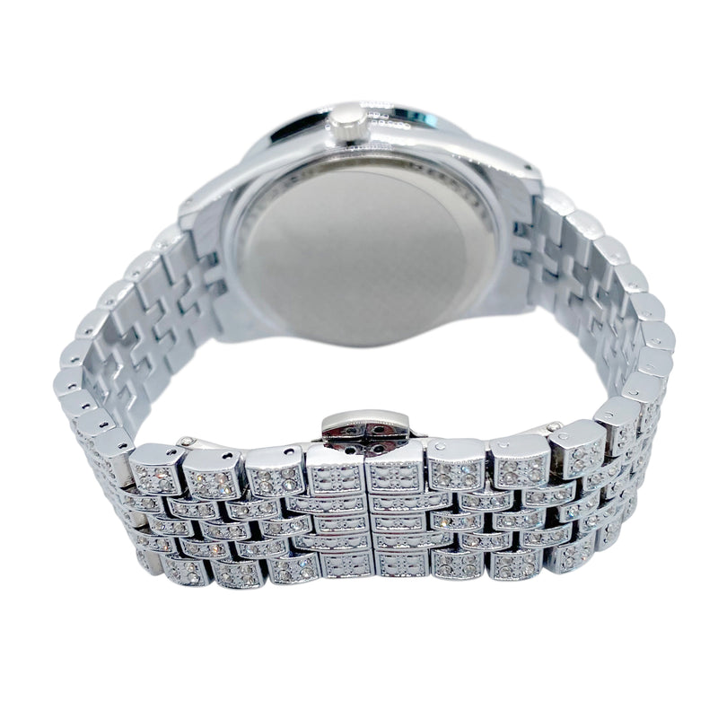 Big Daddy Bling Silver Watch