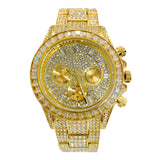 Big Daddy Super Bling Gold Chronograph Watch