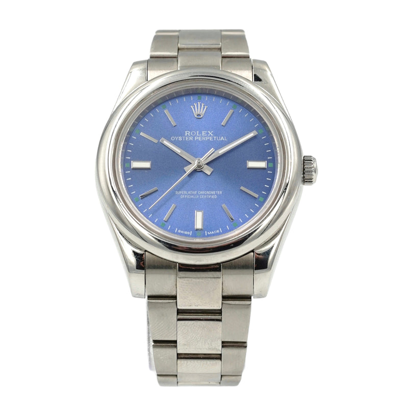 Oyster Perpetual 36mm Blue Dial Silver Automatic Watch