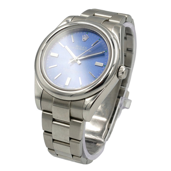 Oyster Perpetual 36mm Blue Dial Silver Automatic Watch